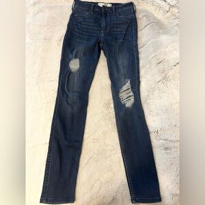 Dark Blue Curvy High-Rise Hollister Jean Legging